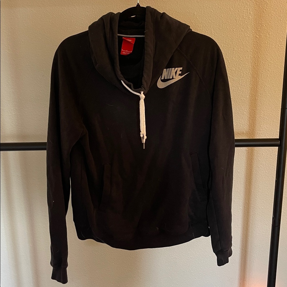 Nike Black Pullover with White Logo